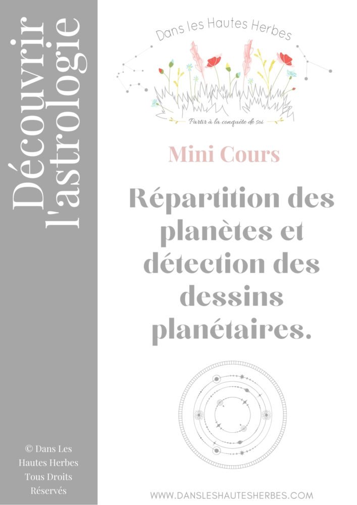 dessins planétaires dans les hautes herbes
